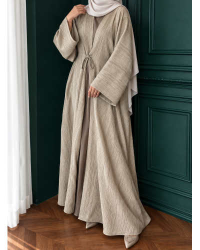 le kimono plissé (soft olive)
