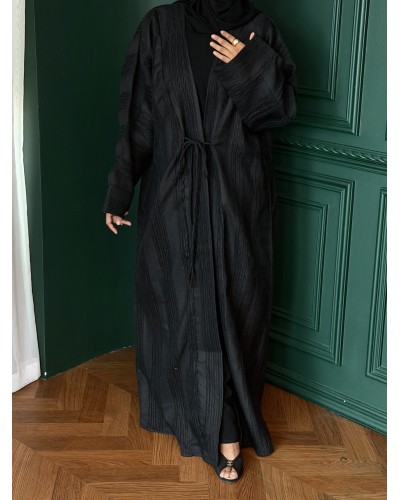 le kimono plissé (black)