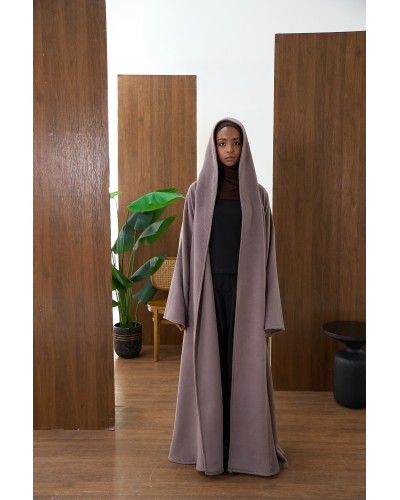 the hoodie coat (brown sugar)