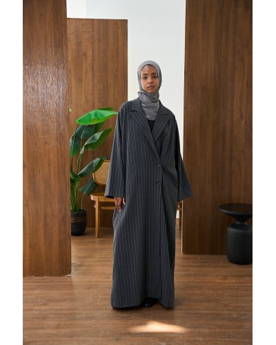the blazer coat (grey)